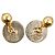Timeless Gemelli placcati in oro Chanel Coco Mark per donne D'oro - vista 2