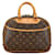 Bolso Louis Vuitton Monogram Deauville M47270 Castaño Monograma Charol  ref.1447557