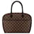 Louis Vuitton Damier Saria horizontale Handtasche - Braunes PVC-Leder Kunststoff  ref.1447721