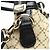 Borsa a Spalla Gucci Diamante in Tela Nera e Beige Nero - vista 13