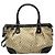Borsa a Spalla Gucci Diamante in Tela Nera e Beige Nero - vista 2