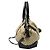 Borsa a Spalla Gucci Diamante in Tela Nera e Beige Nero - vista 4