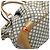Bolsa tote em canvas Diamante bege e marrom Gucci - vista 7