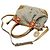 Bolsa tote em canvas Diamante bege e marrom Gucci - vista 9