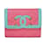 Classique Porte-cartes en cuir rose Chanel - Support CC en filigrane  ref.1447970