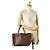 Borsa Louis Vuitton Damier Neverfull PM Marrone - vista 10