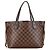 Borsa Louis Vuitton Damier Neverfull PM Marrone - vista 2