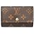 Monogramm Schlüsseletui Louis Vuitton Braun