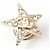 Fermaglio per capelli in strass dorato Chanel D'oro - vista 2