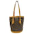 Bolso Monogram Bucket PM Louis Vuitton Castaño Charol  ref.1448566