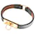 Hermès Bracciale rigido nero e oro Hermes Micro Rival  - vista 1
