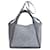 Stella Mc Cartney Stella McCartney Gray Wool and Leather Handbag Brown  ref.1448666