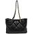 Borsa Tote Chanel 19 Chain per donne Nero - vista 2
