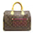 Sac à main Louis Vuitton Speedy 30 Tissu Marron Rose Fuschia  ref.1448805