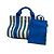 Hermès Hermes Tote Bag Cannes PM aus blauer Leinwand