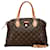 Sac à main Louis Vuitton Monogram Rivoli MM Cuir vernis Marron Monogramme  ref.1448920