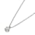 Tiffany & Co Tiffany Solitär-Diamant-Halskette aus Platin  ref.1449031