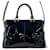 Bolso de mano de cuero patentado Louis Vuitton Negro Charol  ref.1449049