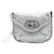 Bolsa de ombro de couro prateado Gucci Prata  ref.1449116