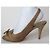 Sandali open toe Tod's in pelle marrone chiaro - vista 14