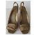 Sandali open toe Tod's in pelle marrone chiaro - vista 16