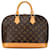 Brown Louis Vuitton Monogram Alma PM Handbag Leather  ref.1449293