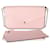 Felicie Pochette Epi Rose Ballerine Louis Vuitton Pink Leder  ref.1449377