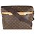 Borsa Messenger Abbesses in Tela Monogramma Louis Vuitton Marrone - vista 2