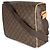 Borsa Messenger Abbesses in Tela Monogramma Louis Vuitton Marrone - vista 3