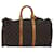 Louis Vuitton Keepall 45 Castaño Lienzo  ref.1449641