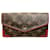 Louis Vuitton Portefeuille Sarah Brown Cloth  ref.1449754