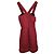 Vestido de punto chenille Alaïa Azzedine en seda burdeos Roja - vista 2