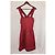 Vestido de punto chenille Alaïa Azzedine en seda burdeos Roja - vista 4