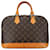 Louis Vuitton Alma PM Monograma Marrom Couro Lona  ref.1450158