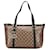 Sac tote Gucci Brown GG Crystal Abbey D Ring Toile Tissu Marron Beige  ref.1450164