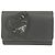 Billetera Compacta de Nylon Tessuto de Prada Negro