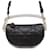 Borsa Christian Dior Vibe Micro Hobo Nero Bianco Pelle  ref.1452267