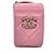 Porte-monnaie en cuir d'agneau rose Chanel