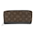 Portafoglio Zippy Monogram Macassar Louis Vuitton Monogramma Pelle Pelle verniciata  ref.1452467