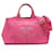 Tote Bolsa de mão Prada CANAPA para mulheres Rosa Lona  ref.1452618