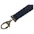 Accessorio per collo Chanel con il marchio Coco Blu navy Pelle