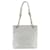 Bolsa de Ombro Chanel PST Chain Tote Branco Couro  ref.1452683