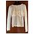 Top de encaje Louis Vuitton crema - vista 4