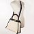 Borsa Fendi Peekaboo Bianco Blu navy - vista 14