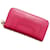 Bulgari Bvlgari Serpenti Round Zip Leather Long Wallet Pink  ref.1452832