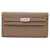 Hermès Hermes Kelly Wallet Long To-Go in Etoupe Gray Taupe Diamond  ref.1452885