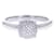 Tiffany & Co. Sugar Stack Diamond Band Ring White gold  ref.1452946