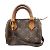 Borsa a mano Speedy Monogram Louis Vuitton Marrone Monogramma