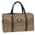 Autre Marque Sac Boston en toile beige à carreaux Nova de Burberrys Auth bs15740  ref.1453226