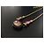 Collana Yves Saint Laurent a Serpente Rosa Legno e Cristalli - vista 4